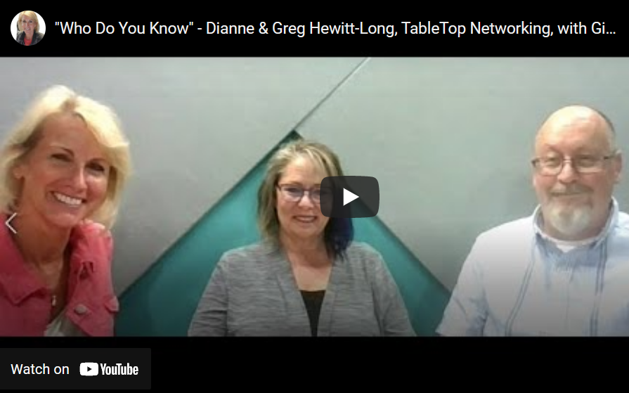 GinnyPreneur – Dianne and Greg Hewitt-Long Explain TableTop Networking